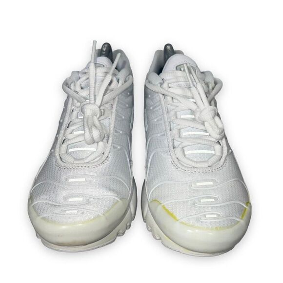 Nike Air Max Plus GS 'White Metallic Silver' AR1852-100 Youth 4.5 Women's 6 - Picture 3 of 12